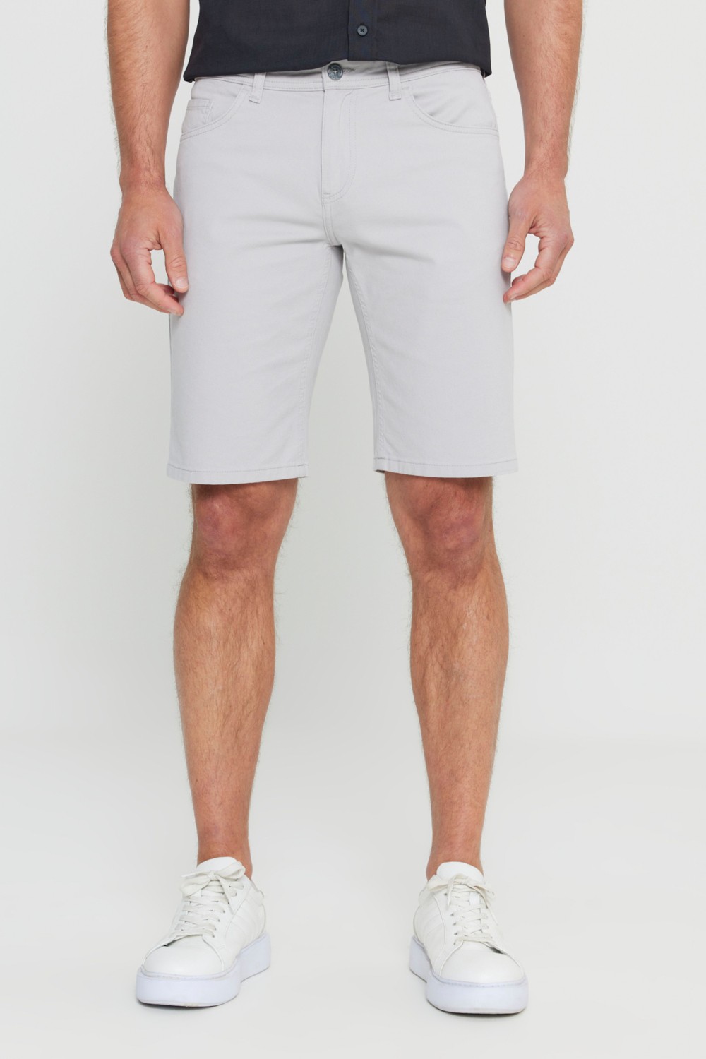 Altınyıldız Classics Erkek Taş Slim Fit Dar Kesim Armürlü %100 Pamuk Casual Chino Şort