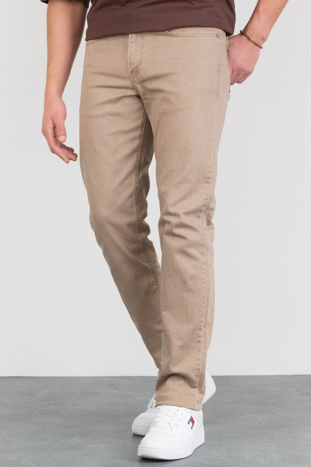 Hlt Jeans Erkek Bej Regular Fit Esnek Likralı Denim Jeans Kot Pantolon Hlthe001933 - Regular Bej görsel 5
