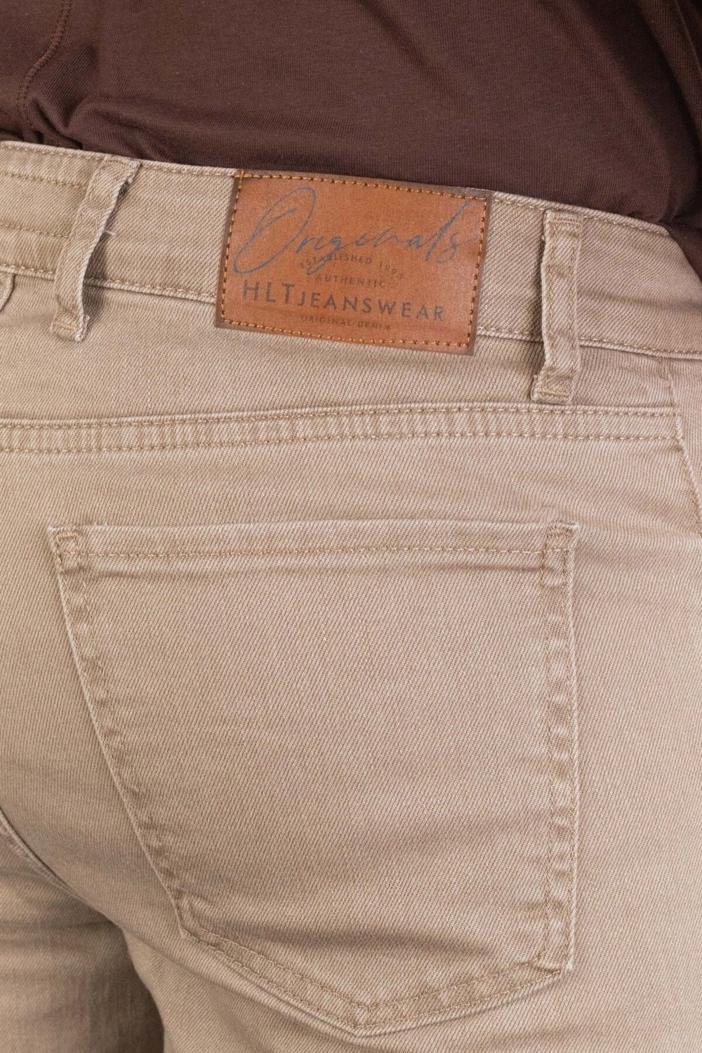 Hlt Jeans Erkek Bej Regular Fit Esnek Likralı Denim Jeans Kot Pantolon Hlthe001933 - Regular Bej görsel 7