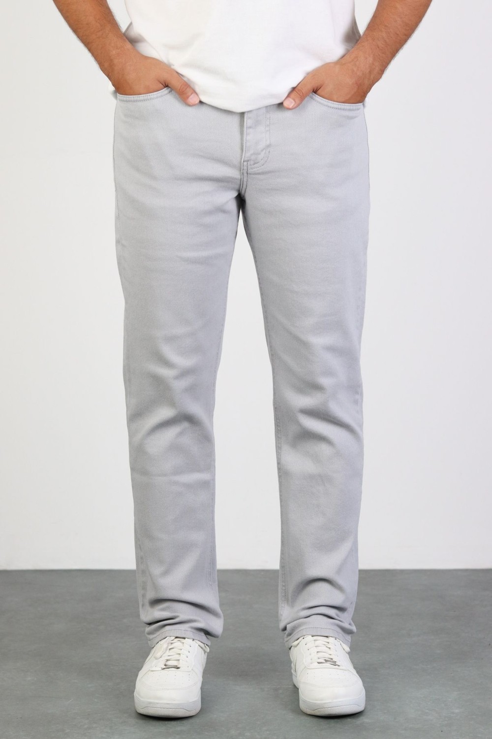 Hlt Jeans Erkek Kahverengi Regular Fit Rahat Kesim Esnek Likralı Denim Jeans Kot Pantolon HLTHE001979