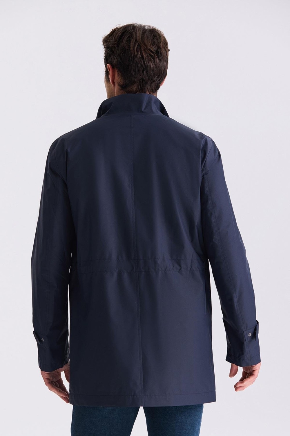 Jakamen Lacivert Regular Fit Hakim Yaka Mont görsel 3
