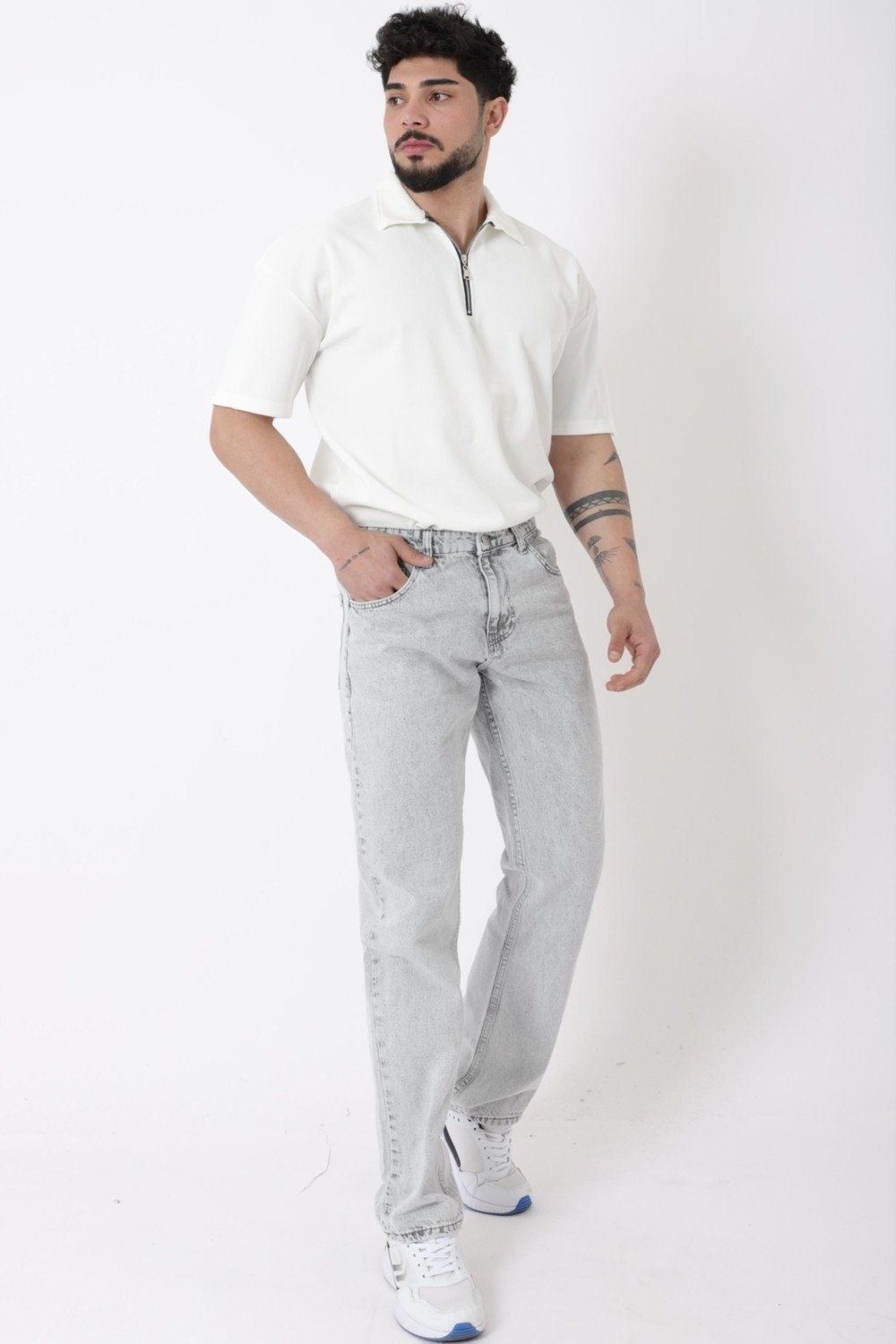 Stil Kombin Rahat Baggy Kot Pantolon MM_0405 görsel 4