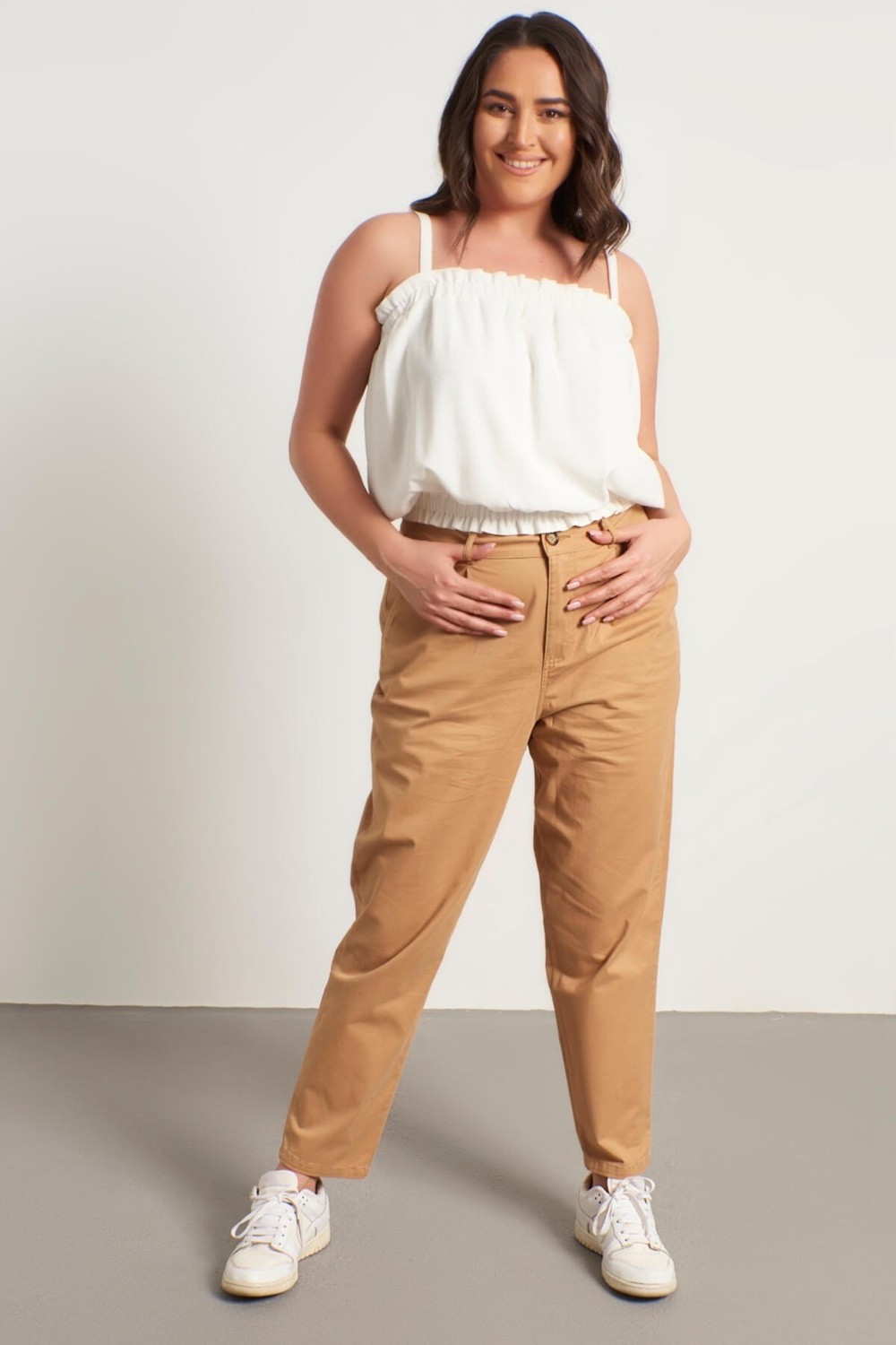 Myline Pileli Slouchy Pantolon