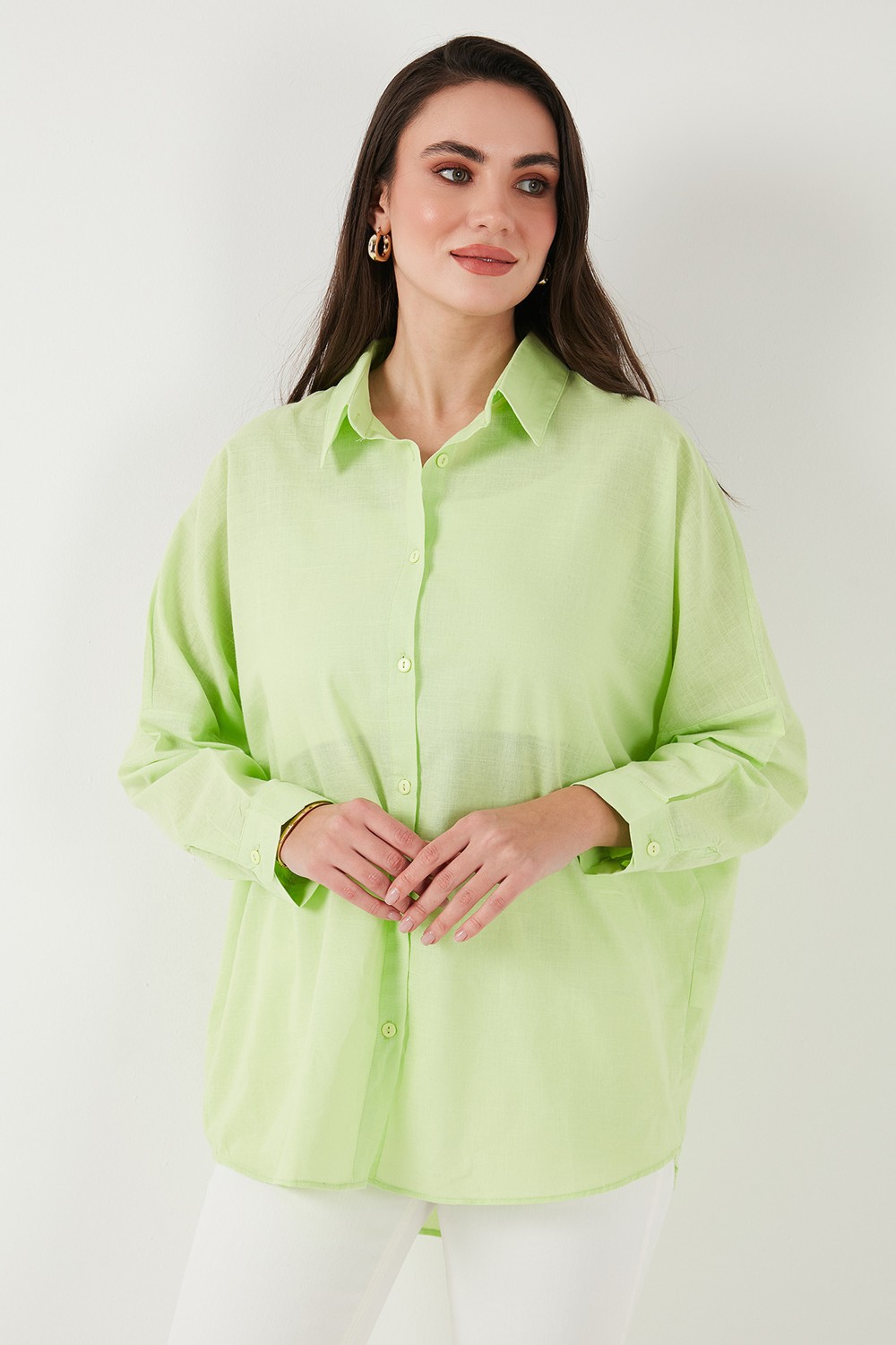 Sd Luxury Oversize Gömlek Bayan Gömlek 6781001 görsel 8