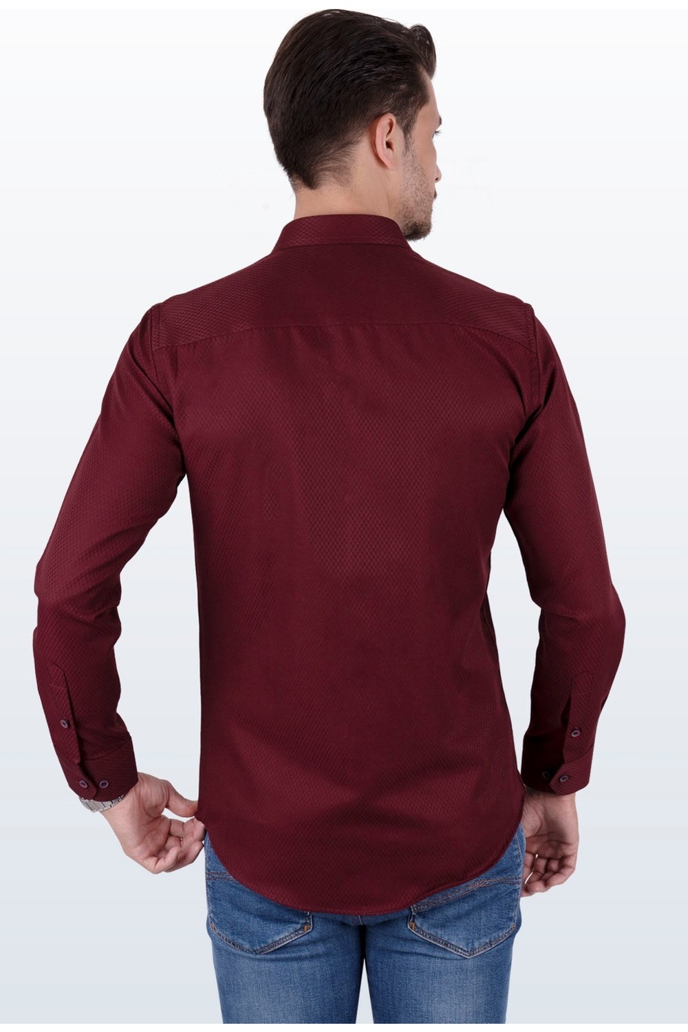 Etikmen Kaktüs Yeşili Kahve Düğme Slimfit Erkek Gömlek görsel 7