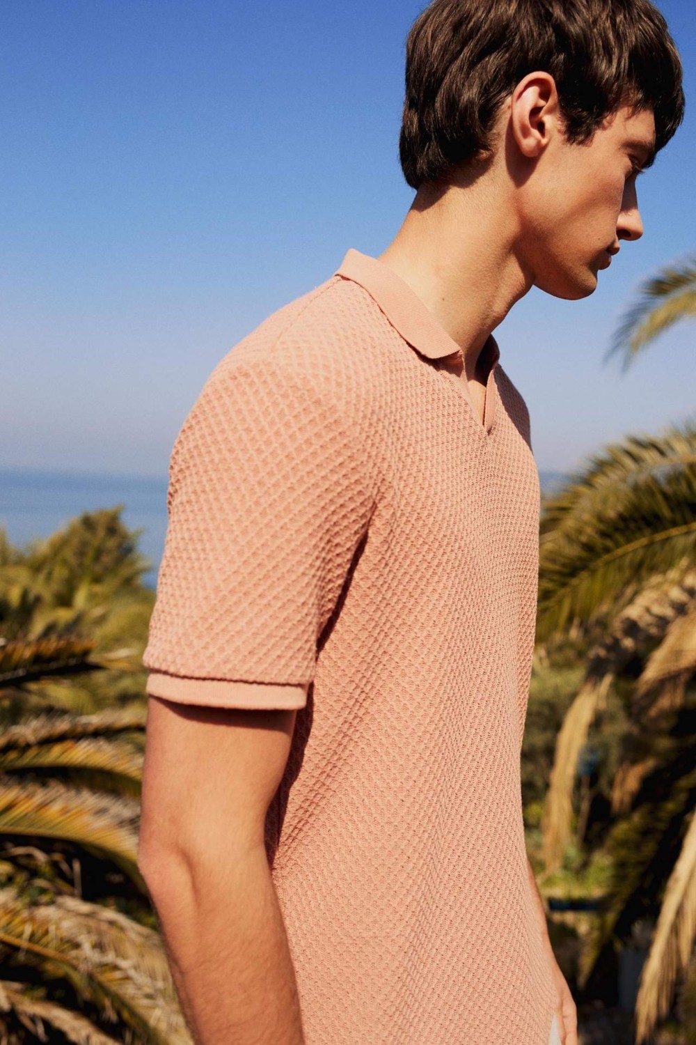 DeFacto Regular Fit Polo Yaka Kısa Kollu Tişört E1215AX25SM görsel 2