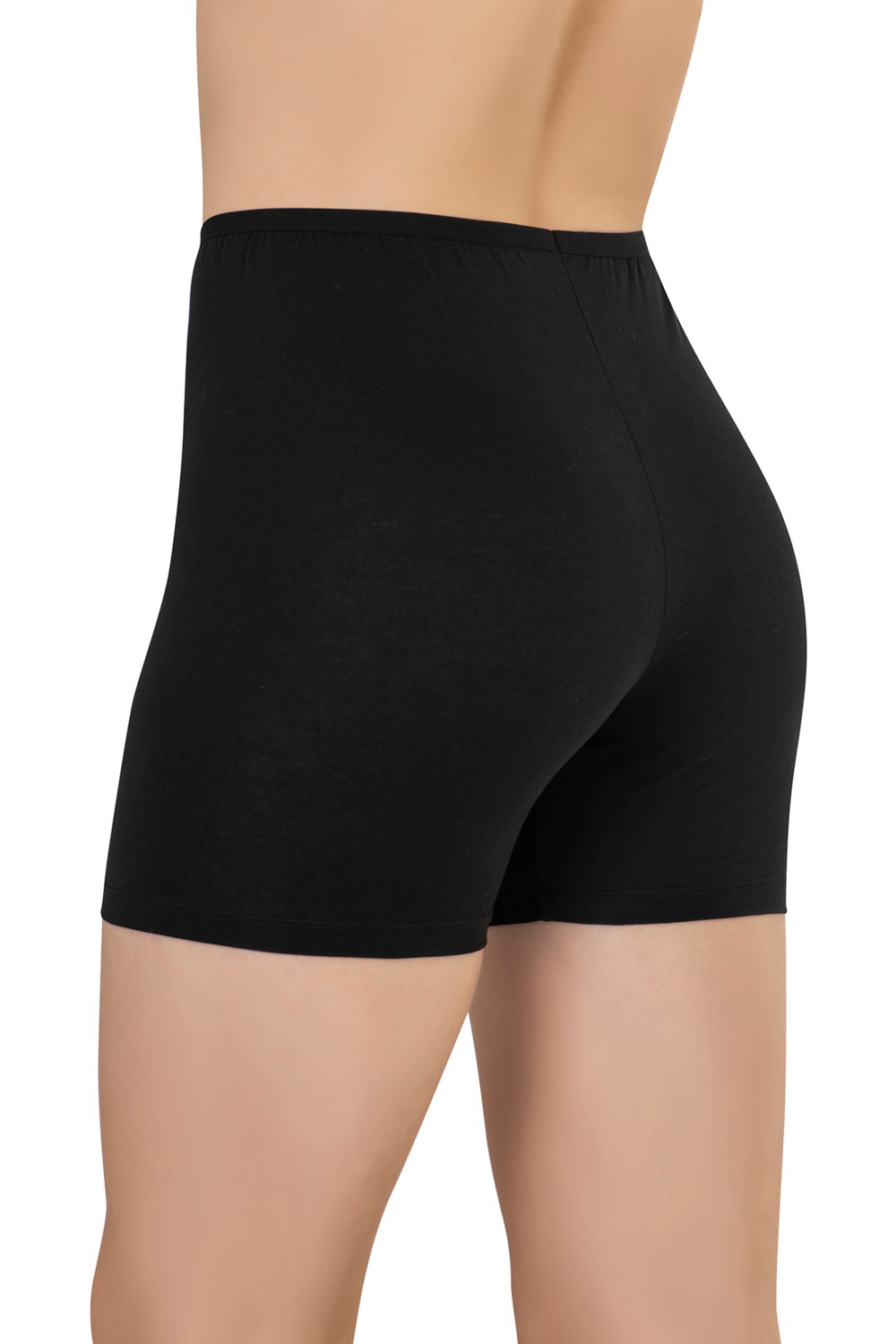 Özkan Underwear 26591 Kadın Pamuklu Likralı Ara Boy Diz Üstü Kısa Tayt Şort Boxer görsel 2