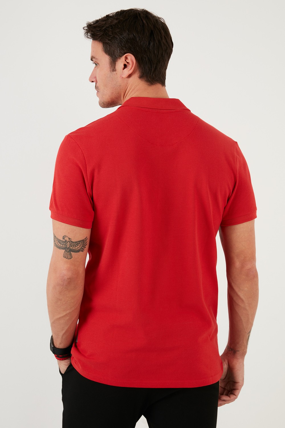 Buratti Pamuklu Regular Fit Düğmeli Polo Yaka 5'li Paket T Shirt Erkek T Shirt 5902127S5 görsel 7