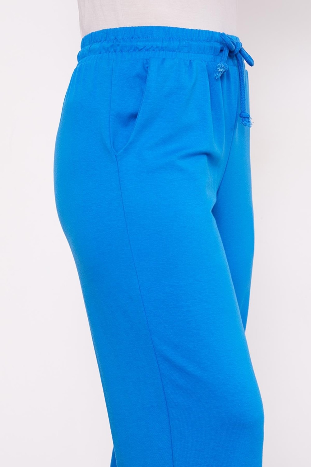 Lêvi D'or Saks Beli Lastikli Jogger Pantolon görsel 4