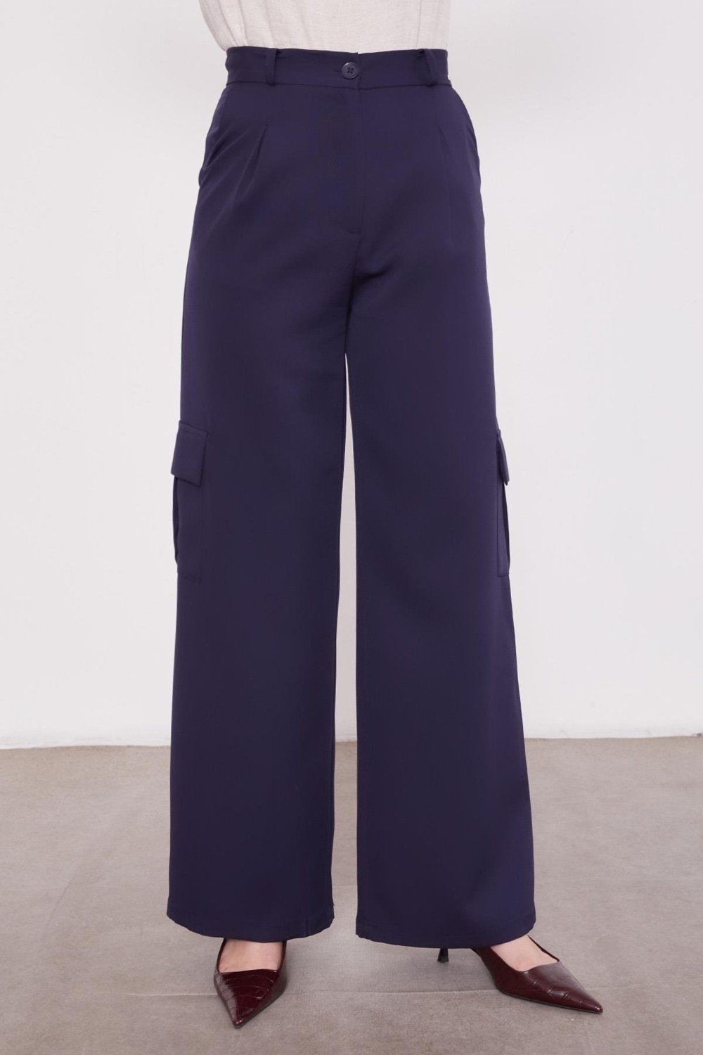 Lêvi D'or Lacivert Cep Detaylı Pantolon
