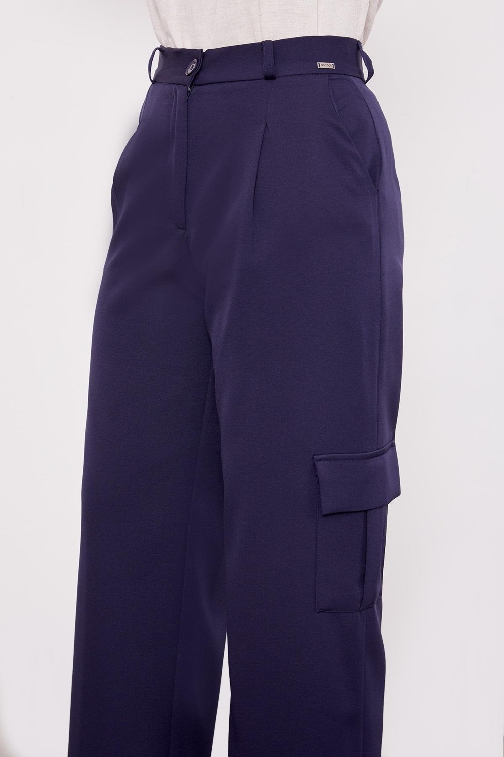 Lêvi D'or Lacivert Cep Detaylı Pantolon görsel 4