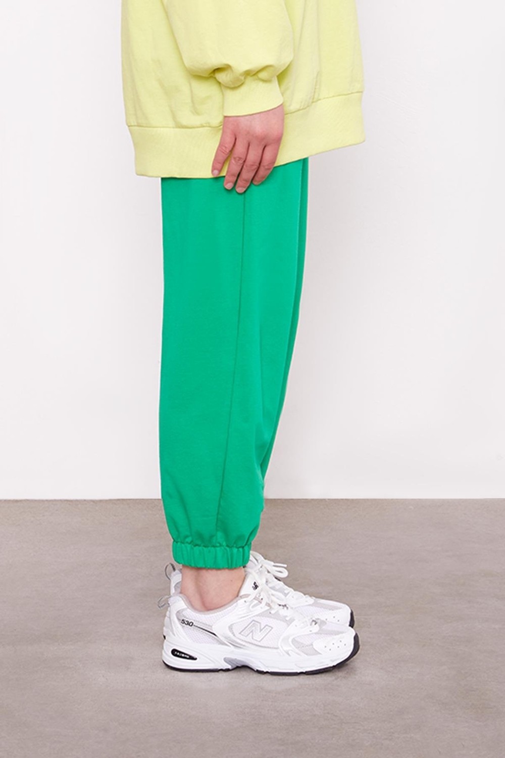Lêvi D'or Benetton Beli Lastikli Jogger Pantolon görsel 2