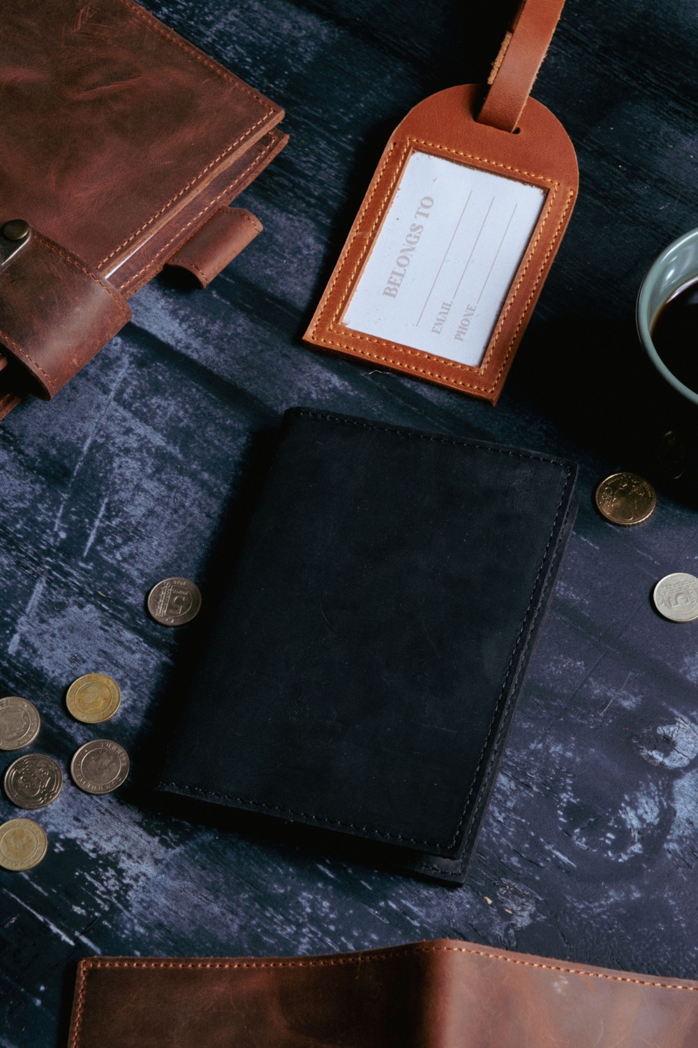 Saraci Leather Craft Hakiki Deri Pasaportluk görsel 8