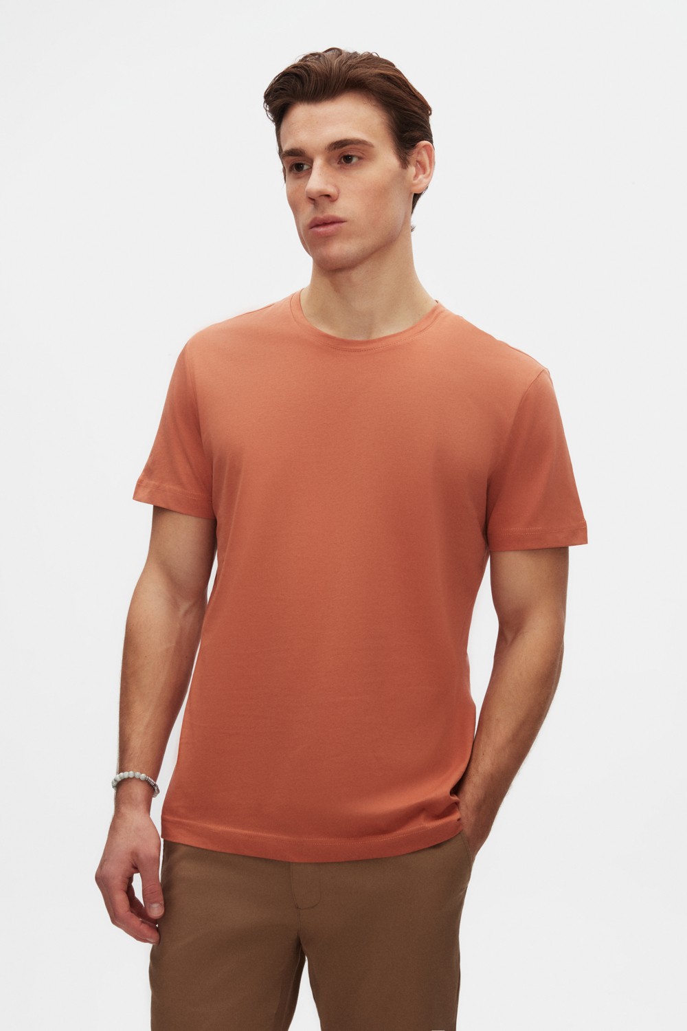 D'S Damat Ds Damat Comfort Fit Siyah %100 Pamuk T-Shirt 6HC14ORT02005