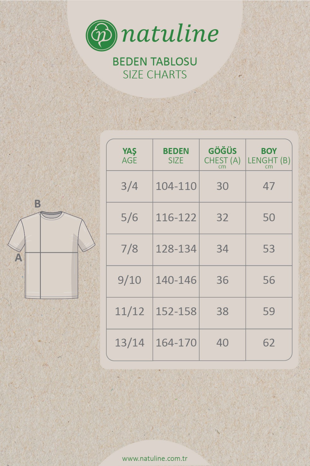 Natuline Erkek Çocuk Organik Pamuk Penye 4'lü Paket T-Shirt görsel 3