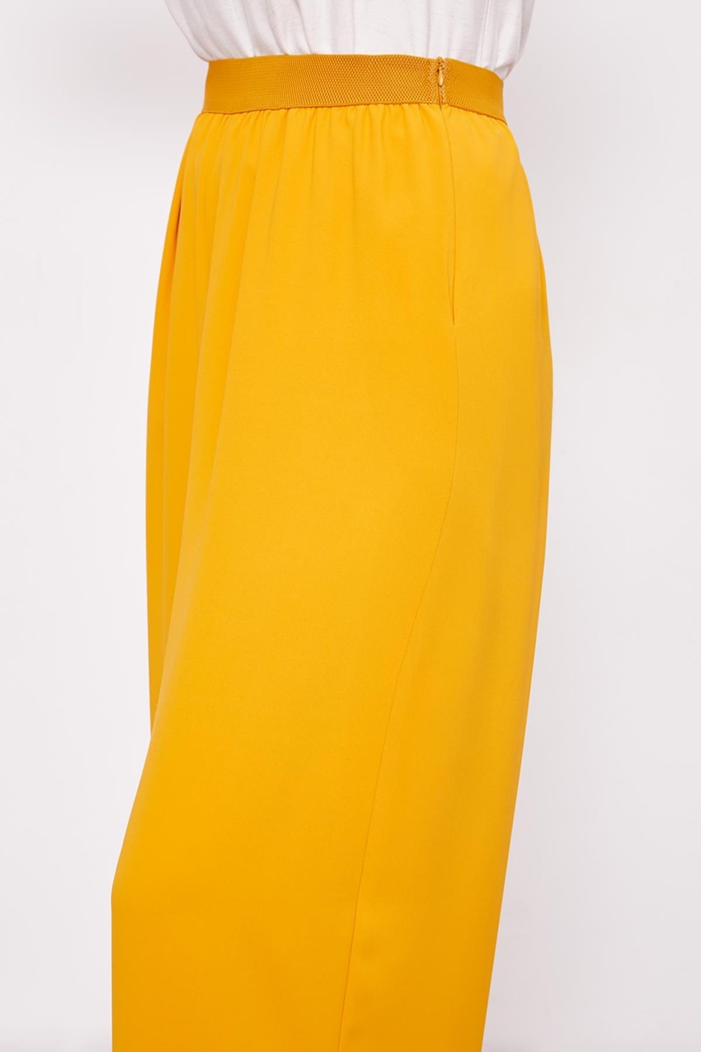 Lêvi D'or Hardal Bol Paça Beli Lastik Pantolon görsel 4