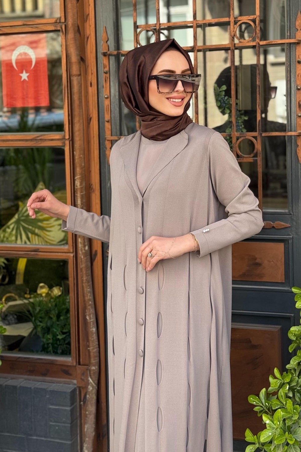 Miss Dalida Hırka T25Y-9007 Vizon görsel 3