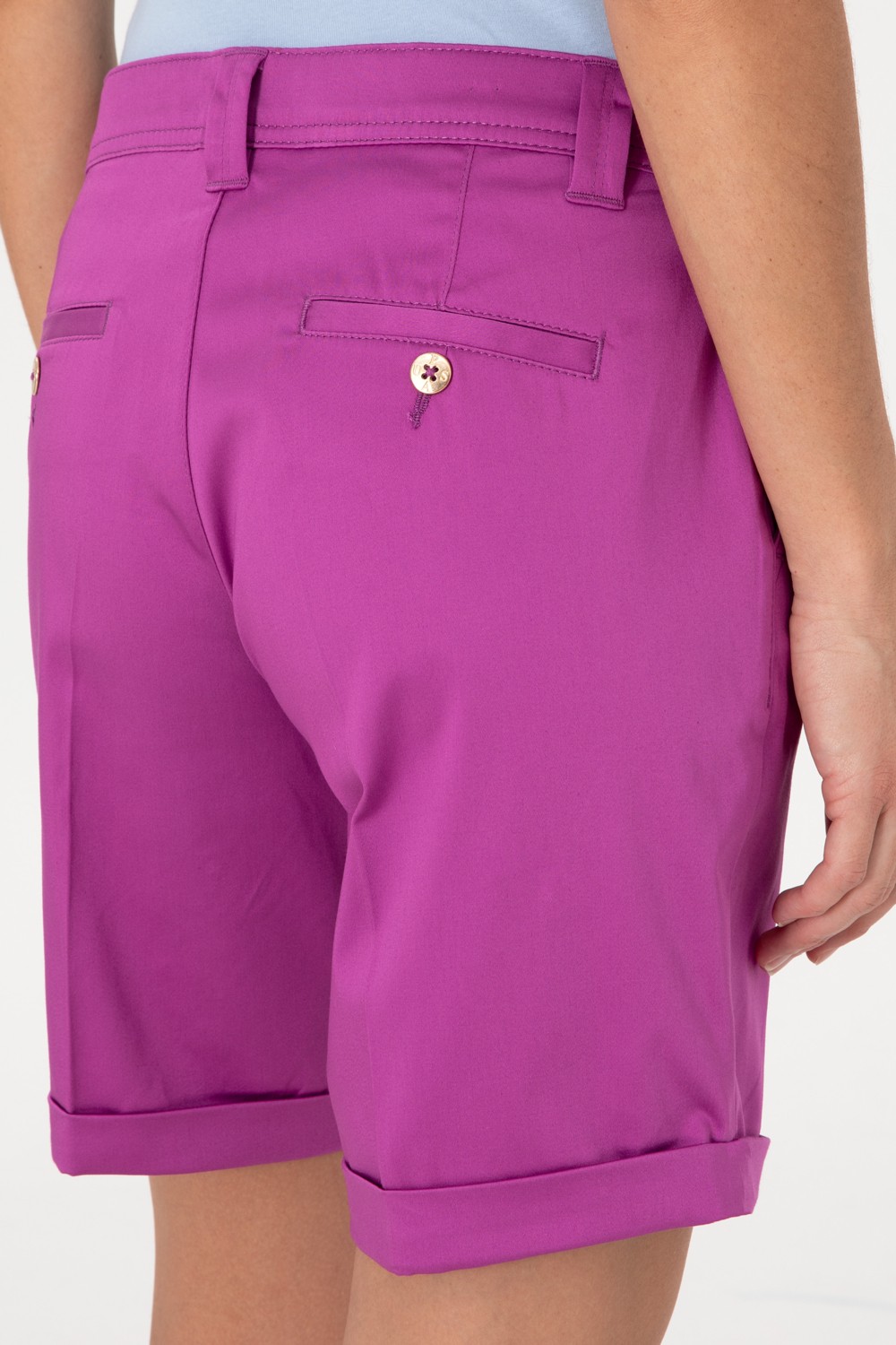 U.S. Polo Assn. Kadın Beyaz Dokuma Şort 50299160-VR013 görsel 5