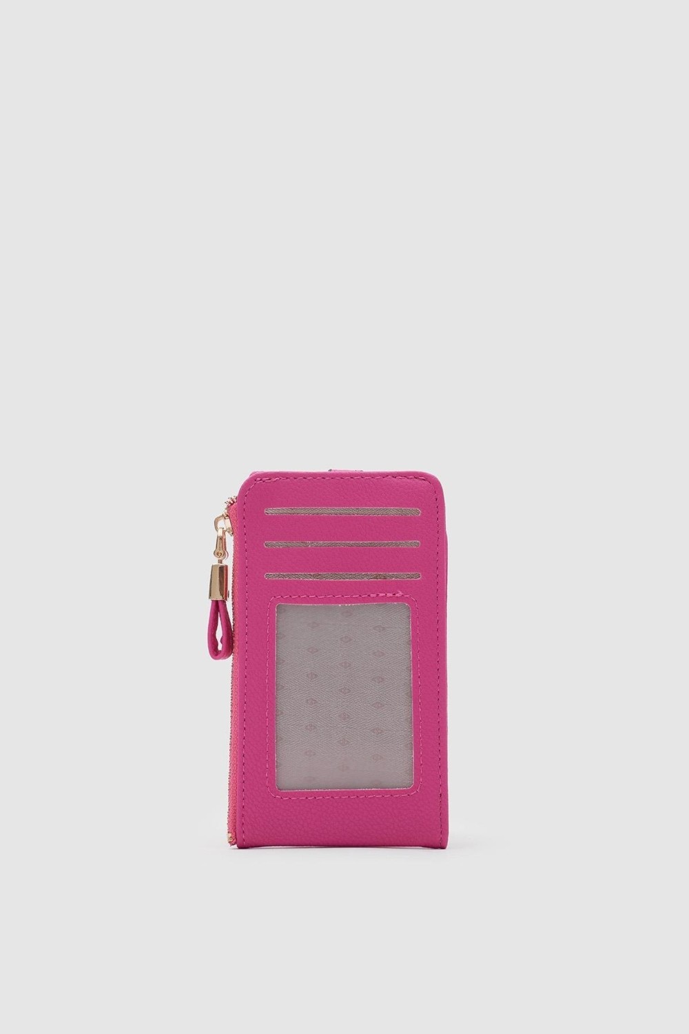 Shule Bags Cat Çok Gözlü Kartlık Cüzdan Fuşya görsel 2