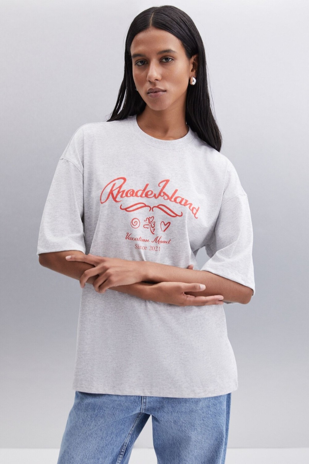 Grimelange Enyger 100% Pamuk Kadın Grimelanj T-shirt görsel 5
