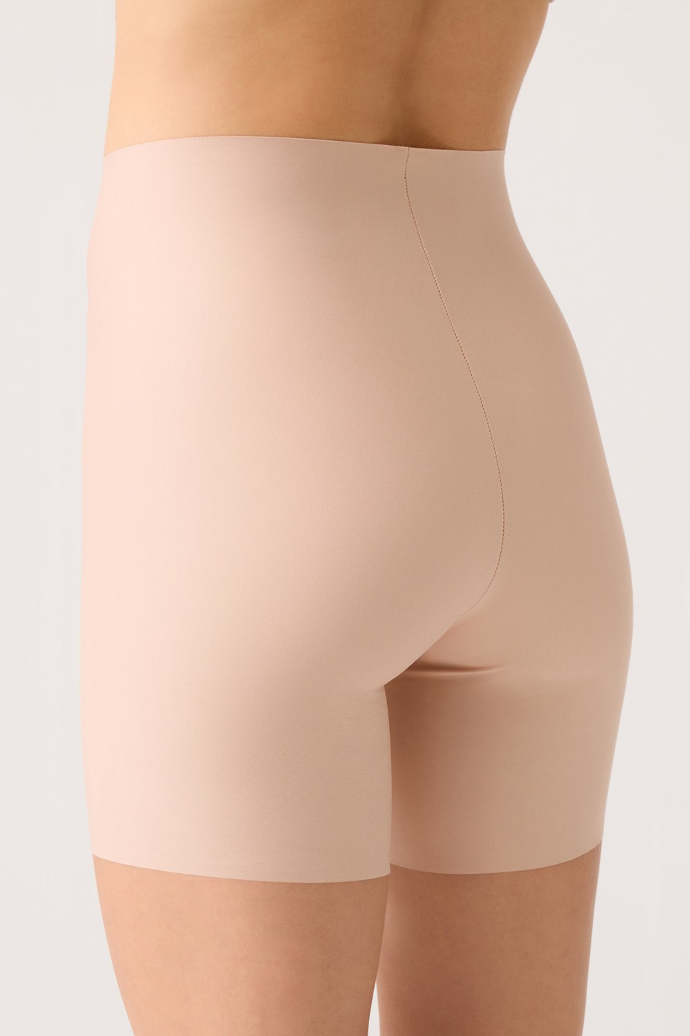 Los Ojos Lazer Kesim Yüksek Bel Görünmez Boxer High Waisted Boyshort görsel 2