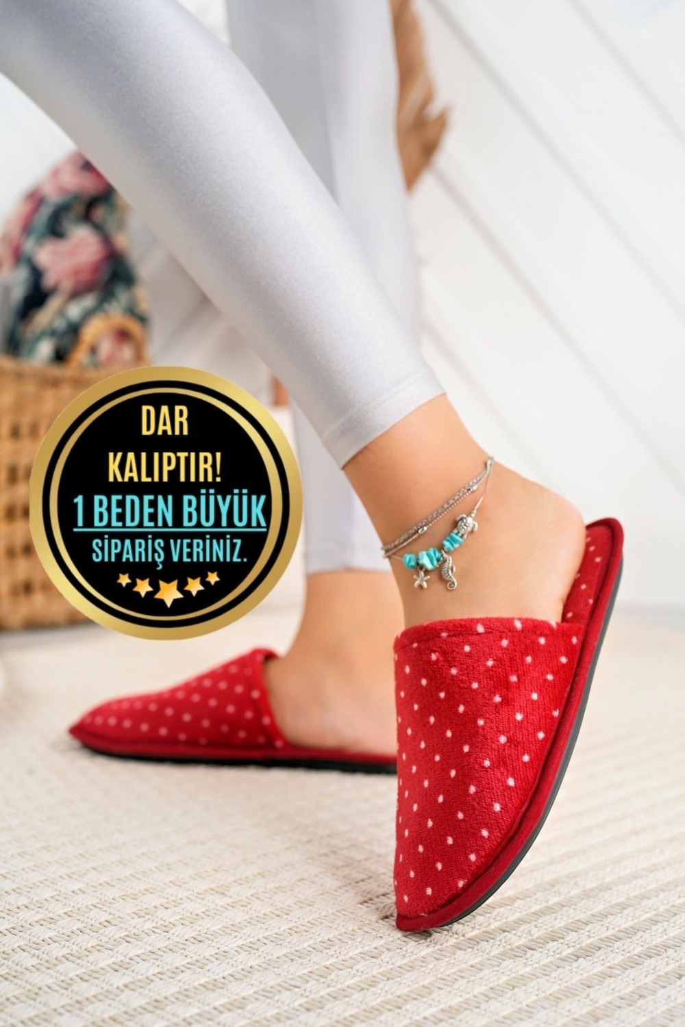 Moda Fırsat Kadın Kışlık Terlik Peluş Yıkanabilir Günlük Ev Terliği Misafir Çeyiz Bohça Gelin Terliği görsel 2