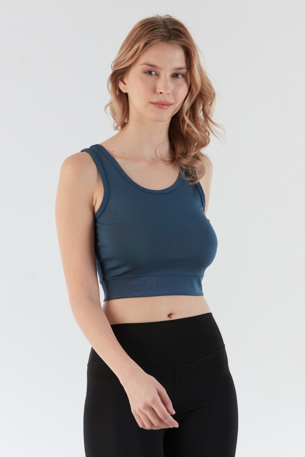 FullaModa Basic U Yaka Crop Body