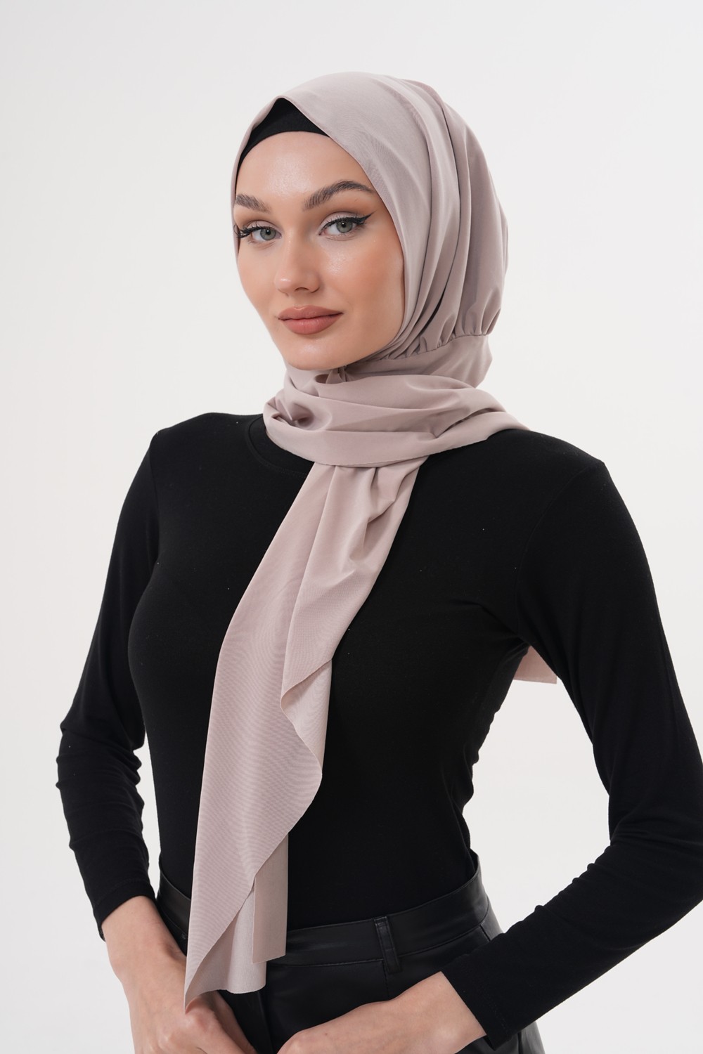 Ritagarcia Çıtçıtlı Büzgülü Tesettür Şal
