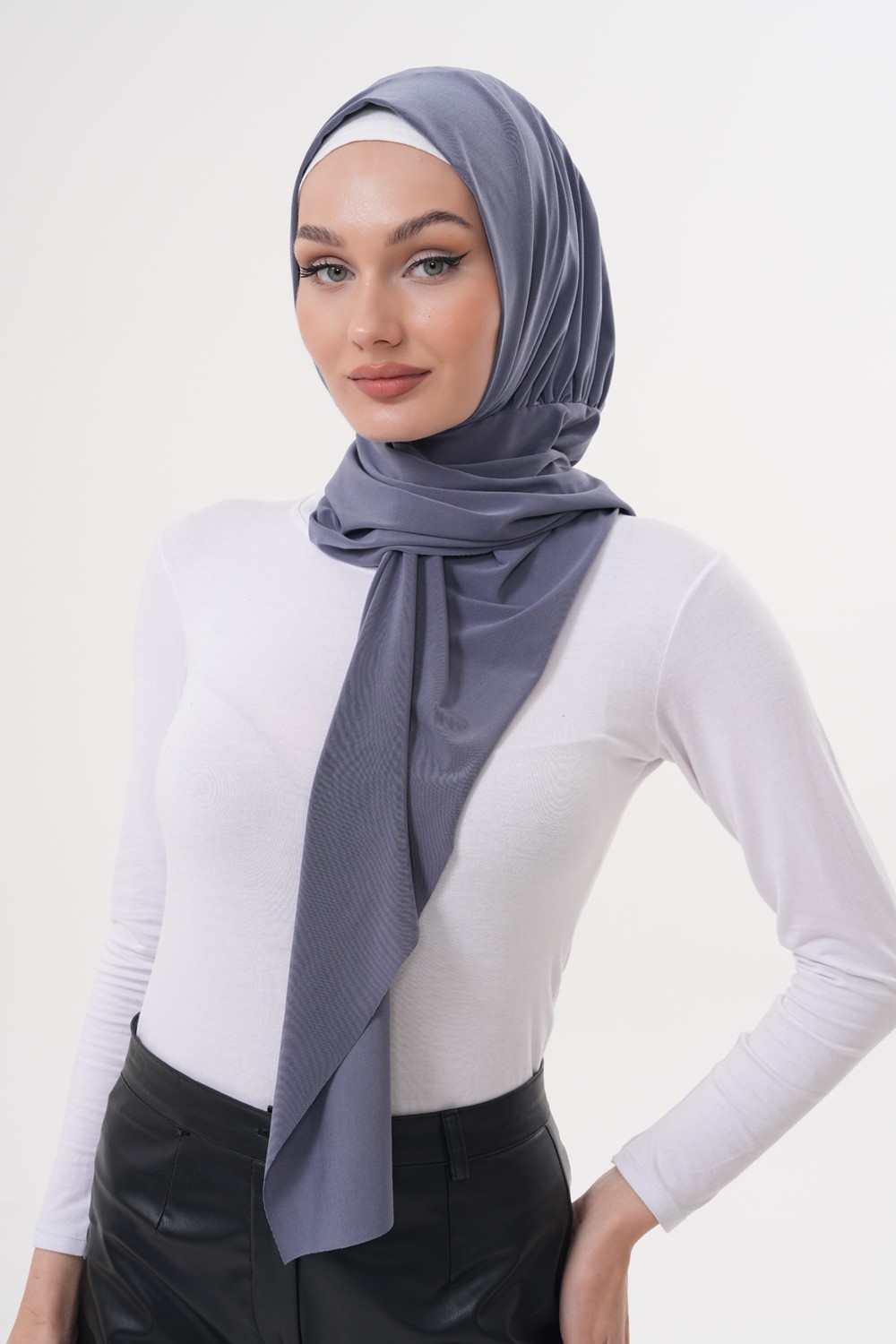 Ritagarcia Çıtçıtlı Büzgülü Tesettür Şal