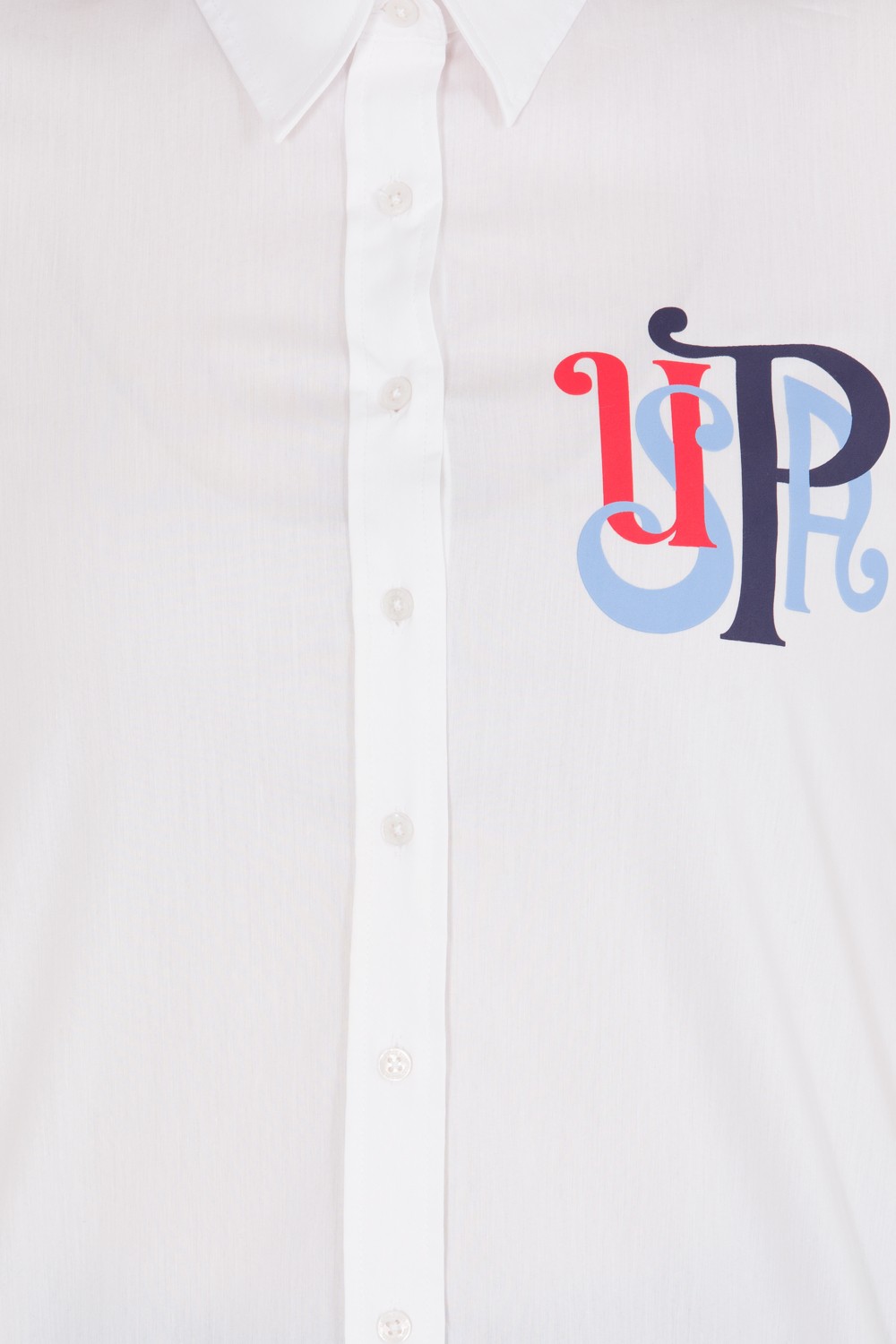 U.S. Polo Assn. Kadın Beyaz Uzun Kollu Gömlek 50263727-VR013 görsel 6
