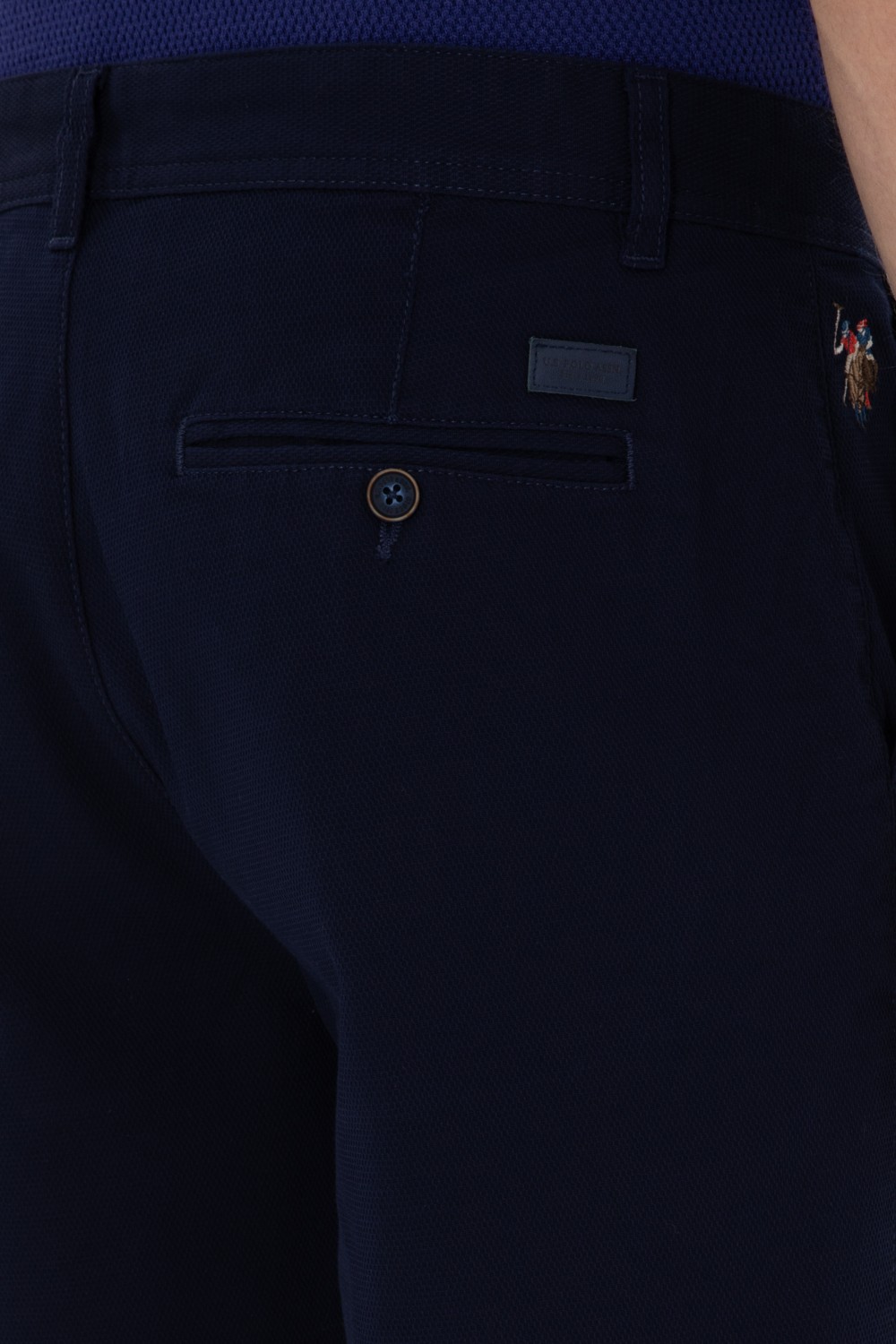 U.S. Polo Assn. Erkek Siyah Dokuma Şort 50299172-VR046 görsel 6