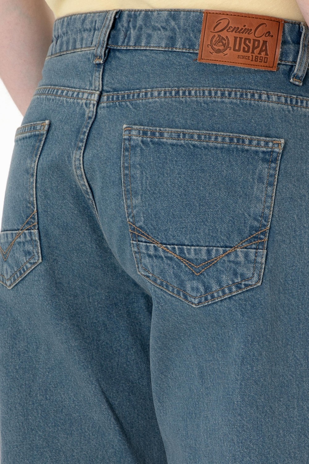 U.S. Polo Assn. Erkek Kahverengi Pantolon (Jean) 50304380-DN0031 görsel 6