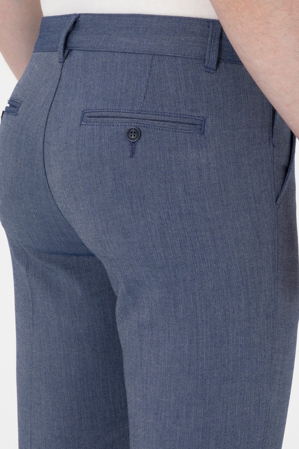 U.S. Polo Assn. Erkek Lacivert Pantolon (Kanvas-Chino) 50299990-VR033 görsel 6