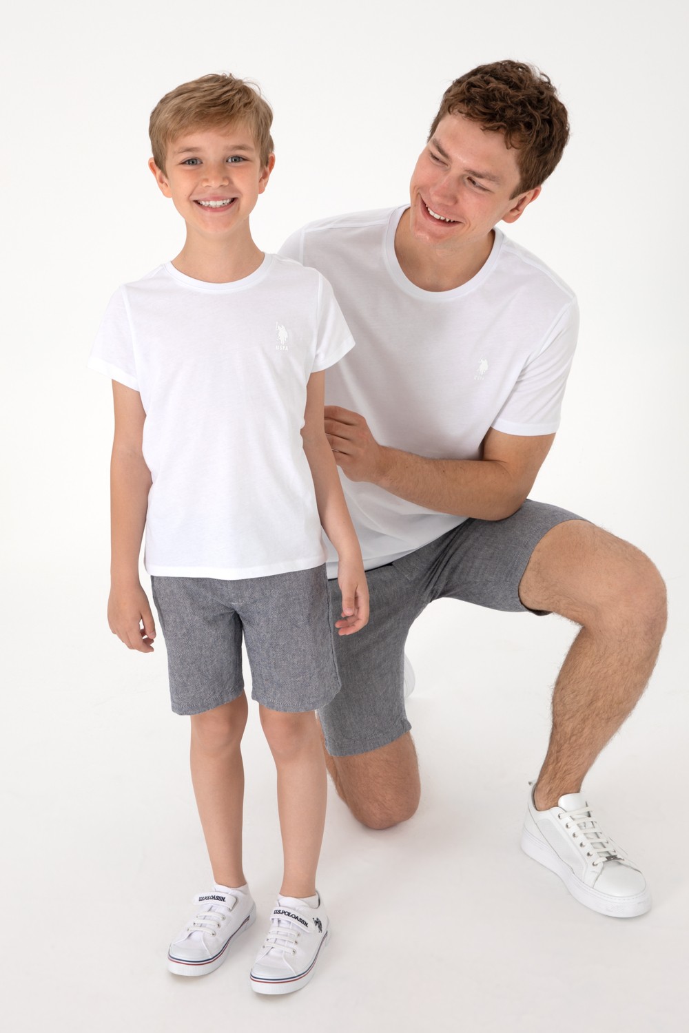 U.S. Polo Assn. Erkek Regular Fit Bisiklet Yaka Taş Basic Tişört 50305924-VR049