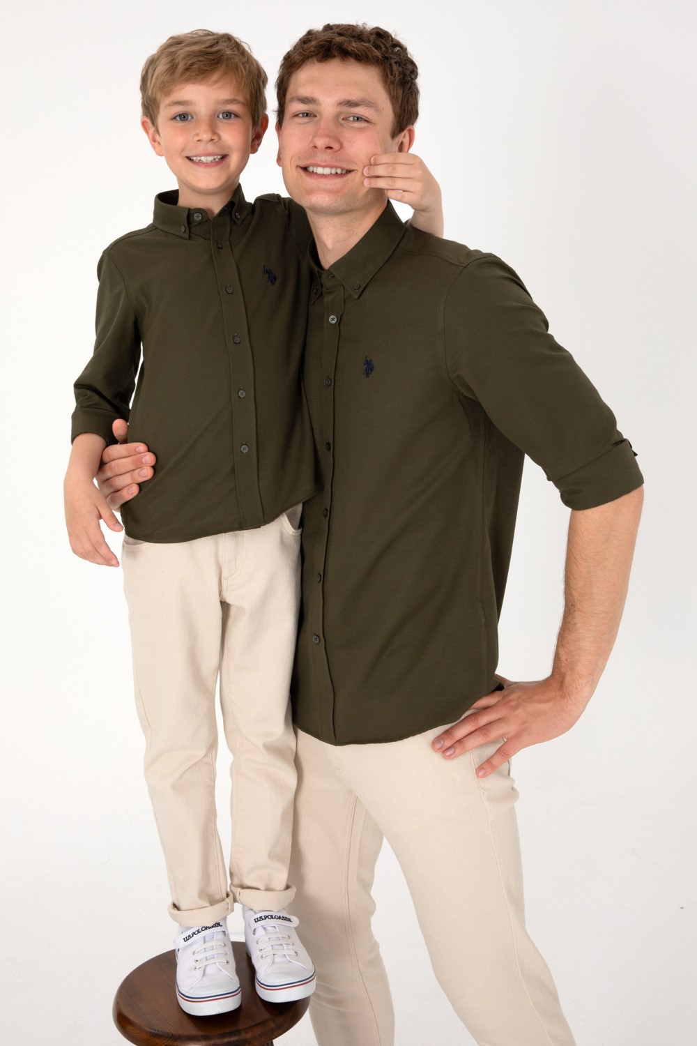 U.S. Polo Assn. Erkek Beyaz Gömlek Basic 50306338-VR013 görsel 2