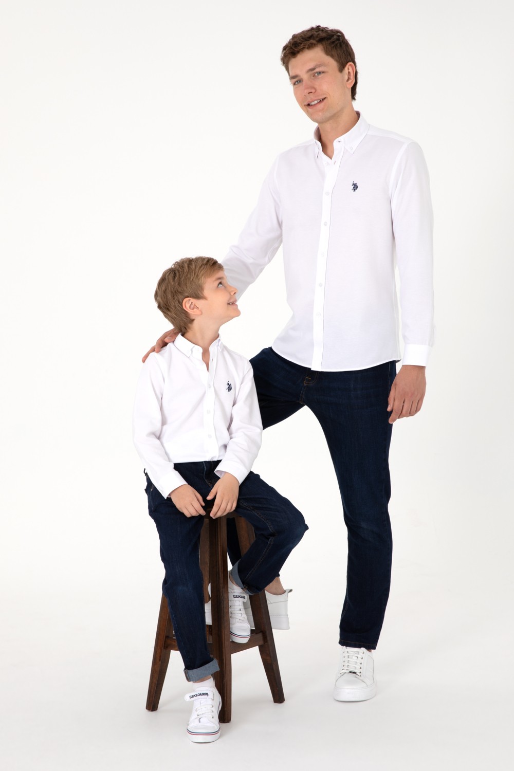U.S. Polo Assn. Erkek Beyaz Gömlek Basic 50306338-VR013