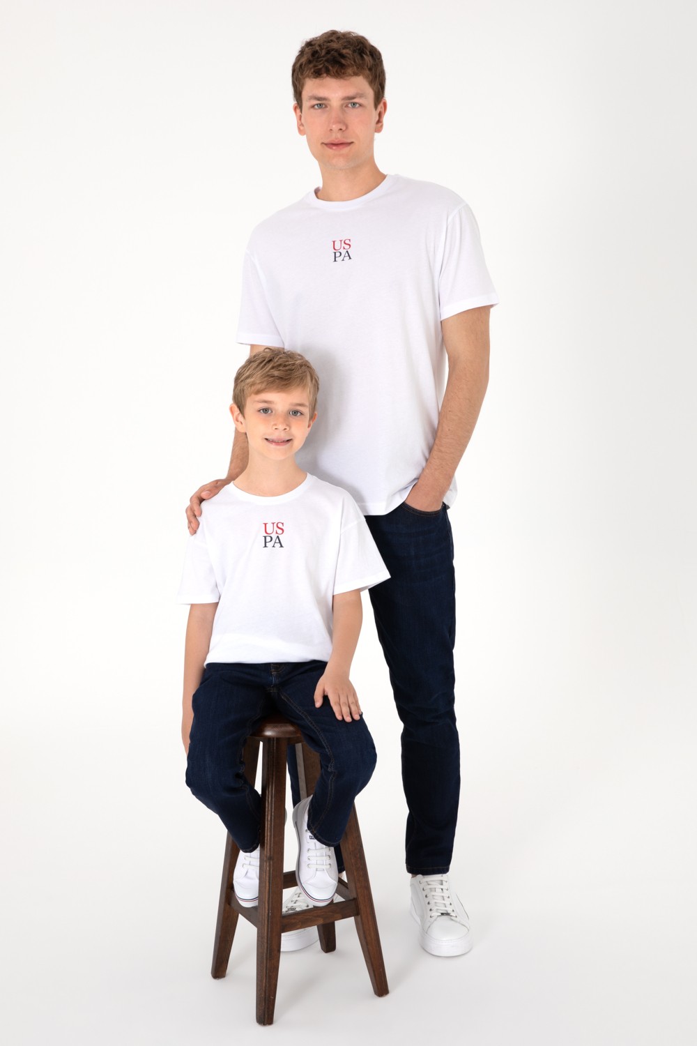 U.S. Polo Assn. Erkek Comfort Fit Bisiklet Yaka Lacivert Tişört 50306450-VR033 görsel 3