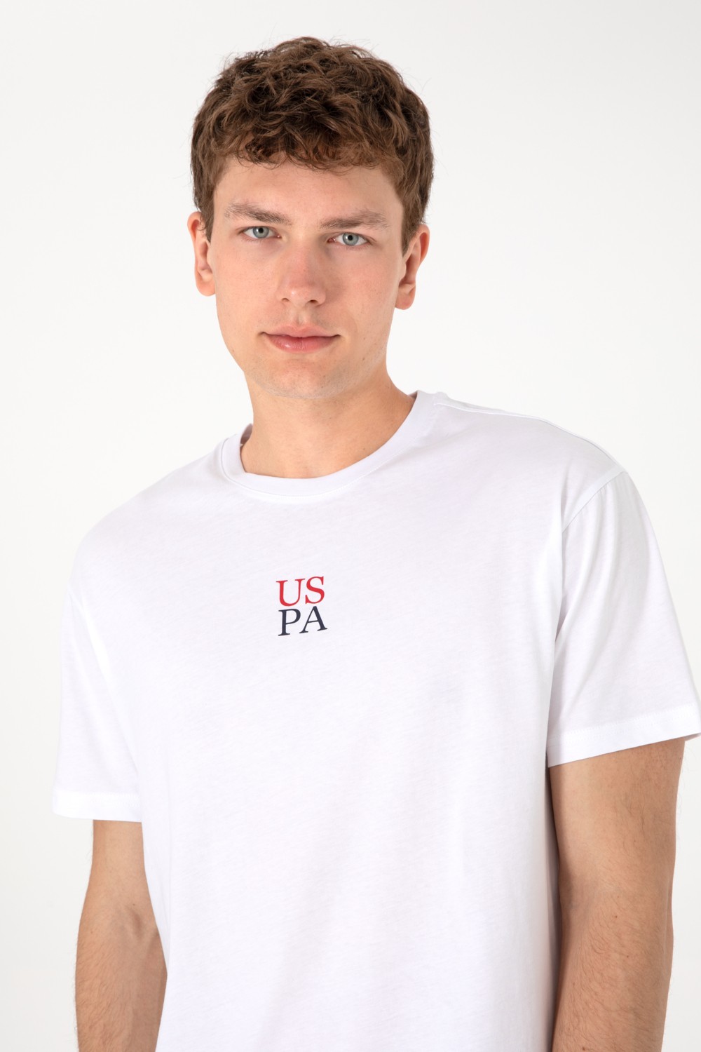U.S. Polo Assn. Erkek Comfort Fit Bisiklet Yaka Lacivert Tişört 50306450-VR033 görsel 2
