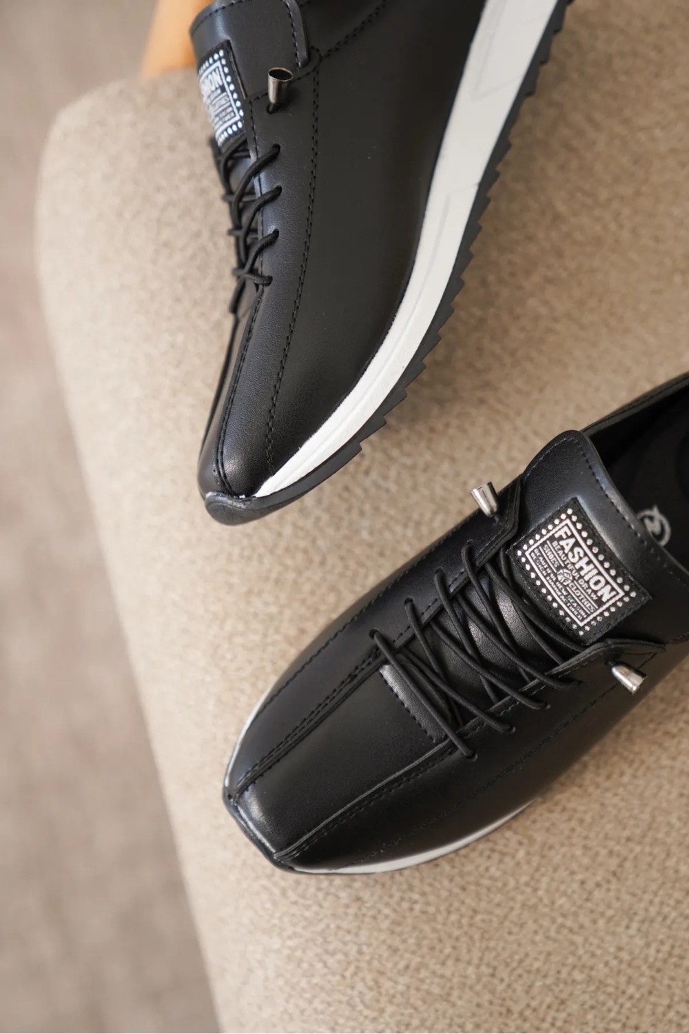 Decisivo Life Kadın Lastik Bağcıklı Ortopedik Taban Sneaker Spor Ayakkabı görsel 5