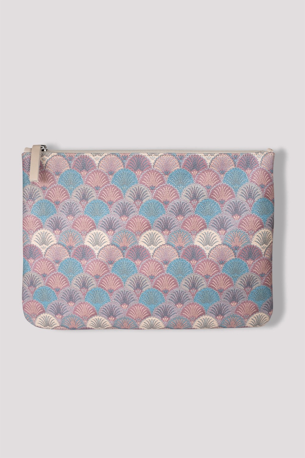 Lizy's Pastel Yelpaze Desenli Clutch Portföy Çanta görsel 6