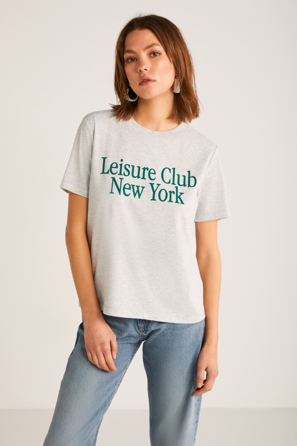 Grimelange SERILDA Kadın Regular Beyaz T-Shirt görsel 7