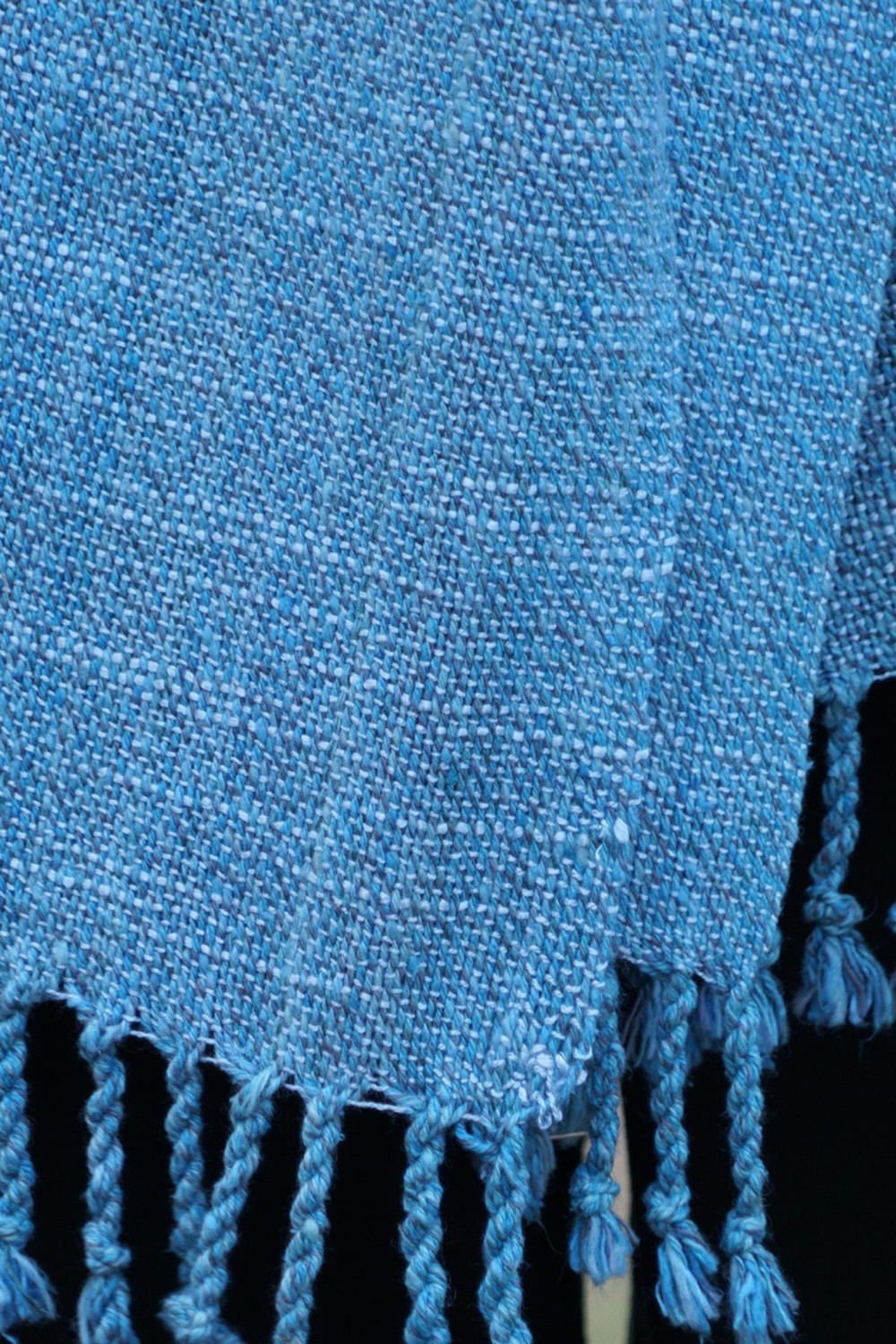 Defne Apollon İpekçilik %100 Barış Ipeği El Dokuması Kaşkol 45 x 200 cm - Krem görsel 6