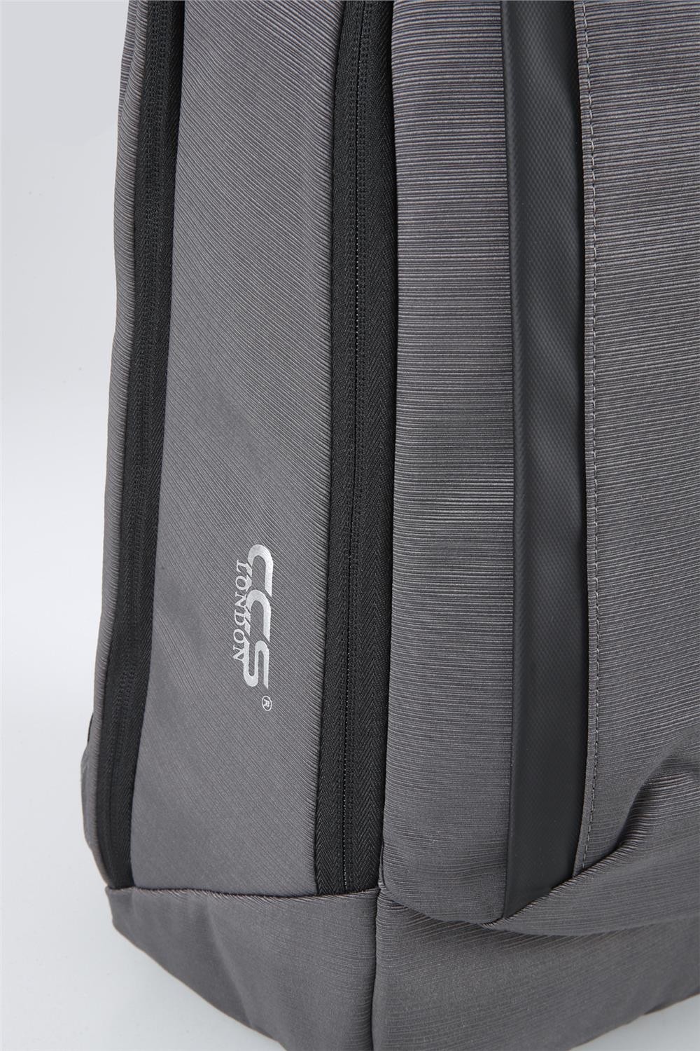 Ççs 51442 Laptop Bölmeli Gri Sırt Çantası görsel 6