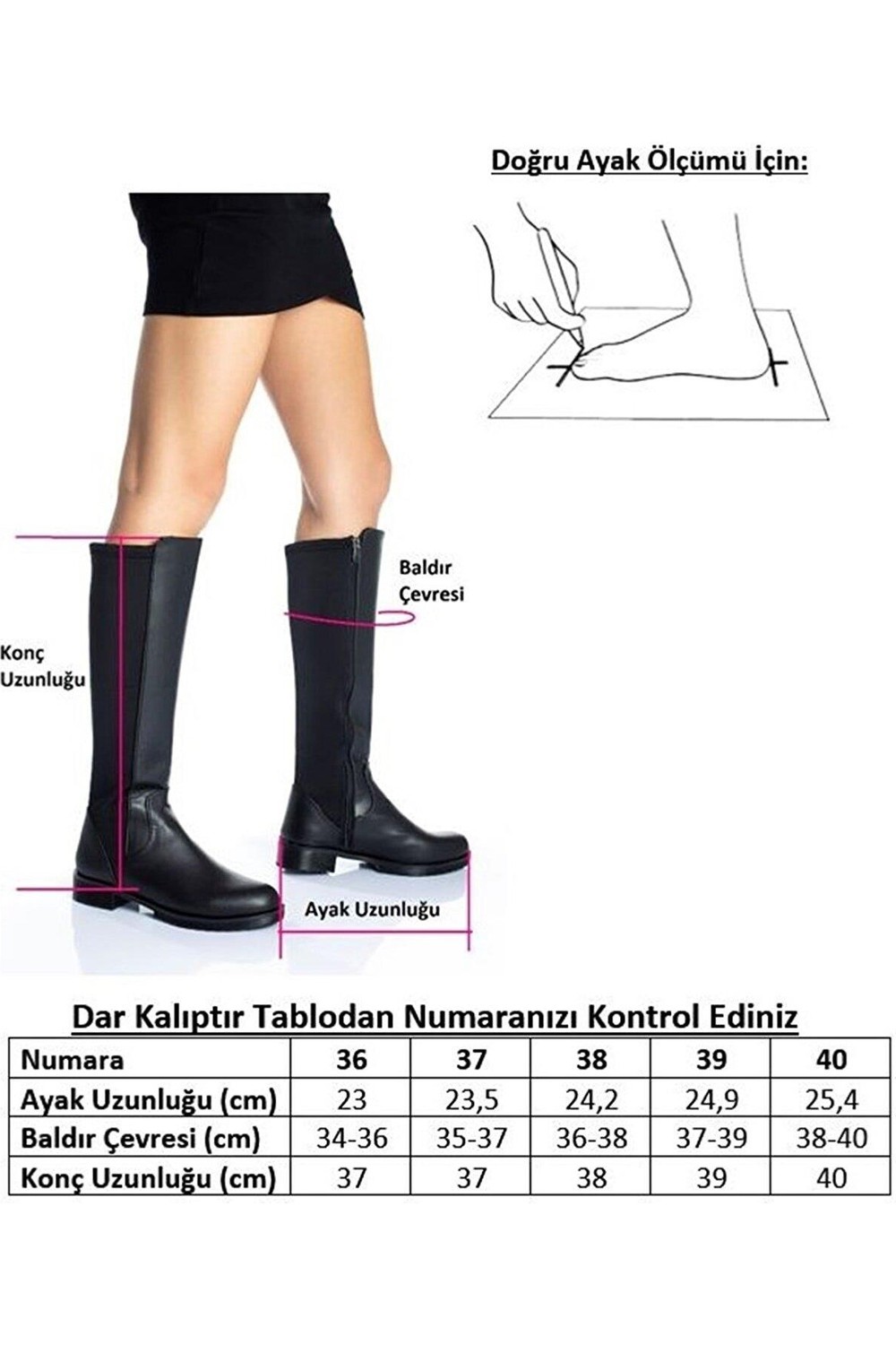 Tolgado Kadın Dalgıç Kumaş Çizme Siyah Renk Suni Deri ve 3 cm Topuk ile Şık Günlük Kullanım görsel 6