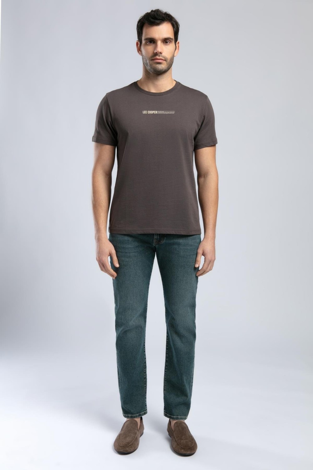 Lee Cooper Harry Erkek Straıght Normal Kesim Normal Bel Düz Paça Jean Pantolon Yeşil