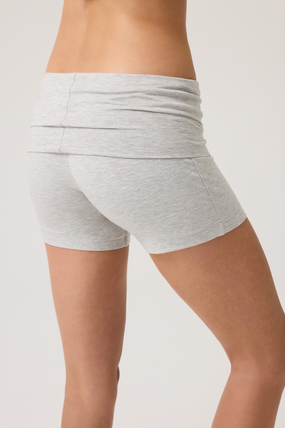 Los Ojos Siyah Katlanabilir Bel Detaylı Şort Lounge Shorts görsel 2