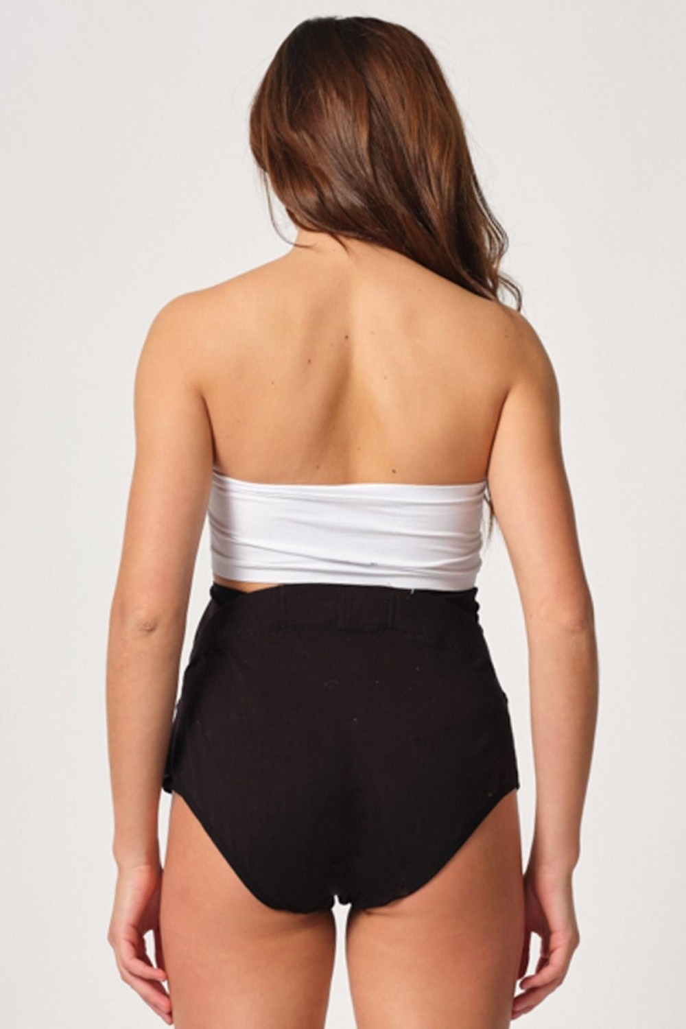 Marsilyan Modlive Siyah Mı Emay 2825 Cotton Hamile Karın Destekleyici Slip Korse görsel 3