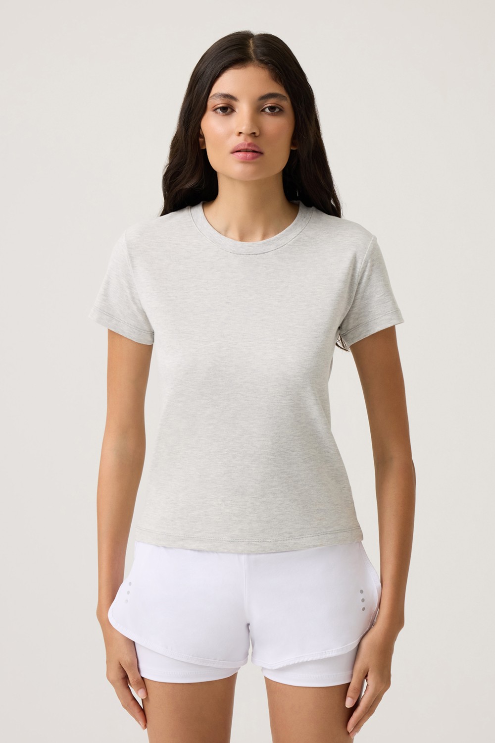 Los Ojos Beyaz Düz Kesim Tişört Regular T-Shirt görsel 7