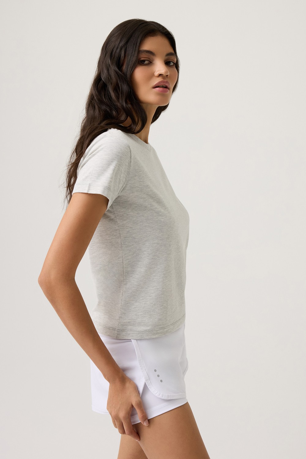 Los Ojos Beyaz Düz Kesim Tişört Regular T-Shirt görsel 8