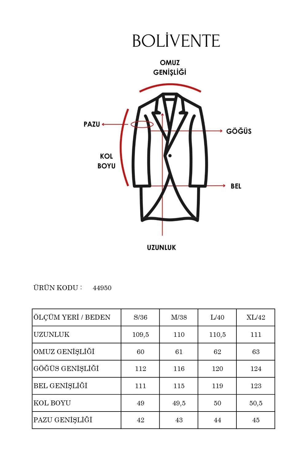 Bolivente Kadın Oversize Acı Kahve Kuşaklı Kaşe Kaban Polyester Düz Desenli görsel 4
